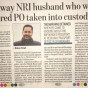 NRI Husband Taken into&nbsp;Custody