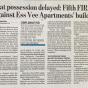 FIR againt Ess Vee Apartments’ Builder FIR againt Ess Vee Apartments’ Builder