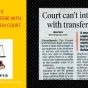 Courts cannot interfere in transfers: High Court&nbsp;Chandigarh