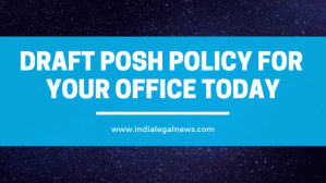 Draft posh policy for your office today