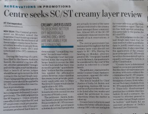 RESERVATION IN PROMOTION Law in India