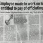 EMPLOYEE ENTITLED TO PAY OF OFFICIATING POST HIGH COURT&nbsp;CHANDIGARH