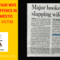 Slapping your Wife Criminal Offence in India: Domestic Violence Victim Slapping your Wife Criminal Offence in India: Domestic Violence Victim