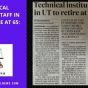 TECHNICAL INSTITUTE STAFF IN UT TO RETIRE AT 65:&nbsp;HC