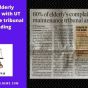 60% of elderly complaints with UT maintenance tribunal are&nbsp;pending