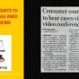 CONSUMER COURTS CASES VIA VIDEO CONFERENCING in&nbsp;Lockdown