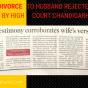 DIVORCE TO HUSBAND REJECTED BY HIGH COURT&nbsp;Chandigarh