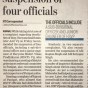 Suspension on Grounds of Dereliction of Duty&nbsp;India