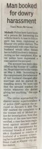 Dowry Complaint against Husband