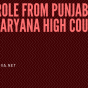 PAROLE FROM PUNJAB AND HARYANA HIGH COURT PAROLE FROM PUNJAB AND HARYANA HIGH COURT