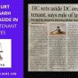 High Court Chandigarh Order Set Aside in Landlord Tenant Disputes High Court Chandigarh Order Set Aside in Landlord Tenant Disputes