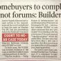 REALTY COMPLAINTS ONLY TO&nbsp;RERA