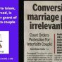 Grant of Protection to Muslim Couple by High&nbsp;Court
