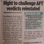 AFT Tribunal Orders Can be Challenged in High Court-SC AFT Tribunal Orders Can be Challenged in High Court-SC