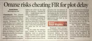 Omaxe Chandigarh Complaint