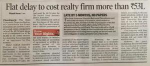 DELAYED POSSESION CASE– SUSHMA BUILDTECH LIMITED