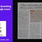 MMDR Act FIR Quashing High&nbsp;Court