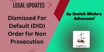 DID FOR NON PROSECUTION