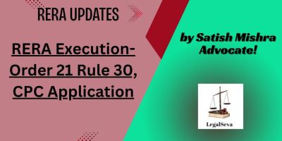 RERA Execution- Order 21 Rule 30, CPC