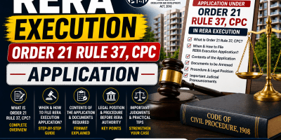 RERA Execution Order 21 Rule 37 CPC