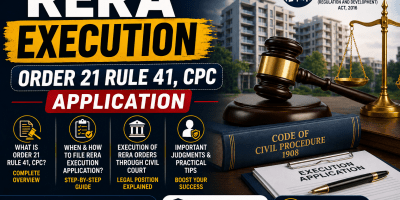 RERA Execution-Order 21 Rule 41, CPC