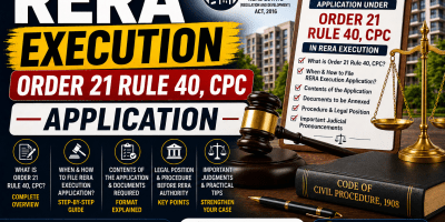 RERA Execution- Order 21 Rule 40, CPC