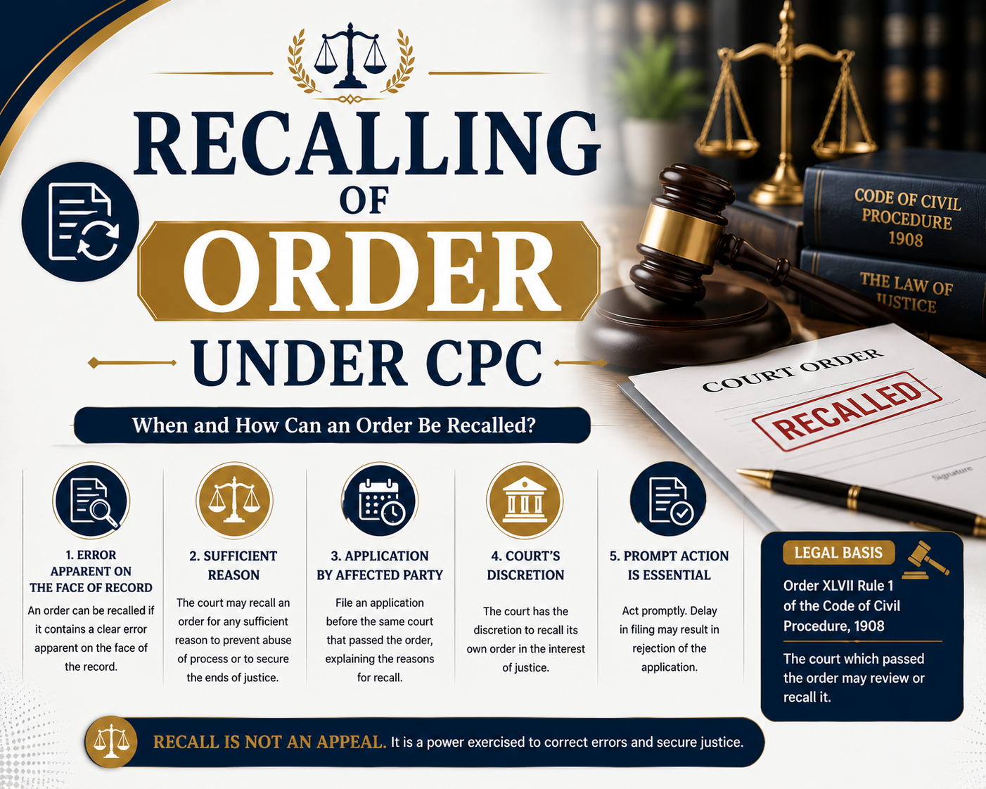 Recalling of Order under CPC – Latest Legal News, Stories & Updates by ...
