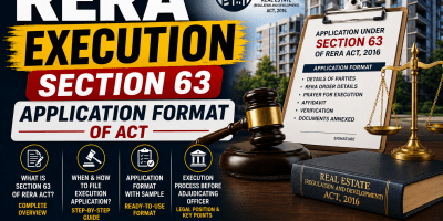 RERA Execution-Section 63 Application Format